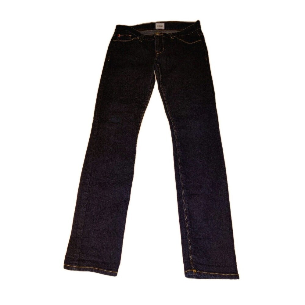 Hudson Nico Mid Rise Super Skinny Jeans Distressed Stretch Denim Size 26